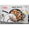 Image 1 : T-FAL DEEP SAUTE PAN NON-STICK 5.5 QT HARD TITANIU