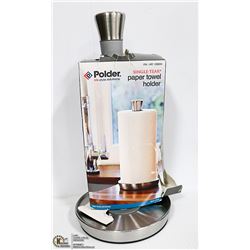 POLDER STAINLESS STEEL TOWEL HOLDER