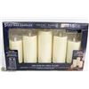 Image 1 : 5 NEW LED WAX CANDLES WITH REMOTE CONTROL