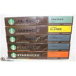 50 CAPSULES STARBUCKS COFFEE PACK NESPRESSO