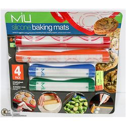 MIU SILICONE BAKING MATS 4 PACK (2 DIFFERENT SIZES