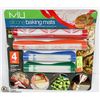 Image 1 : MIU SILICONE BAKING MATS 4 PACK (2 DIFFERENT SIZES
