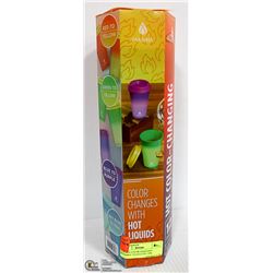 HOT-COLOR CHANGING REUSABLE TO-GO CUPS 12PK