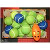 Image 1 : NEW BOX OF EXTRA LARGE DOG TOYS, TENNIS BALLS