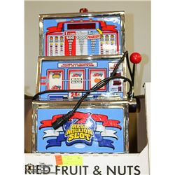 MEGA MILLIONS 24 INCH SLOT MACHINE BANK.