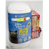 Image 1 : NEW CAT LITTER LOCKER SET AND CASE OF FRISKIES