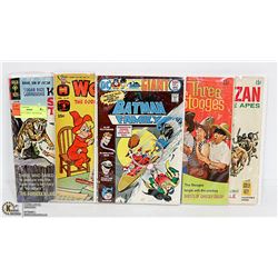 5 VINTAGE COMICS - BATMAN & OTHERS
