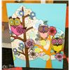 Image 1 : OWL WALL HANGING 20" X 27"