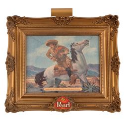 Pearl Beer Pancho Villa Sign