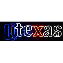Miller Lite Beer Texas Neon Sign