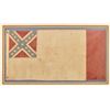Image 1 : Confederate Civil War CSA 3rd National Flag Framed