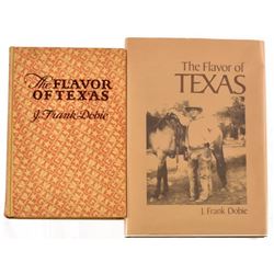 J. Frank Dobie Flavor Of Texas 1st edition signed