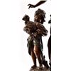 Image 3 : Moreau Bronze Statue Woman with Child and Lamb