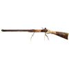 Image 2 : Tacked & Hide Covered Flint Lock Indian Gun