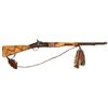 Image 1 : Tacked & Hide Covered Percussion Indian Rifle