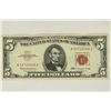 Image 1 : 1963 $5 US RED SEAL NOTE
