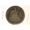 Image 1 : 1877-S SEATED LIBERTY HALF DOLLAR WITH GRAFFITI