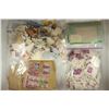 Image 2 : BAGS OF CUT VINTAGE US & FOREIGN STAMPS