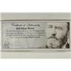 Image 2 : 1 TROY OZ .999 PURE SILVER $50 PROOF BILL BY THE