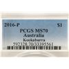 Image 3 : 2016-P AUSTRALIA KOOKABURRA 1 OZ SILVER DOLLAR