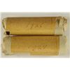 Image 1 : 2 SOLID DATE ROLLS OF GREAT BRITAIN FARTHINGS