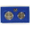 Image 2 : 1986 US LIBERTY 2 COIN UNC SET