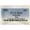 Image 3 : 2006 AUSTRALIA DOG SILVER 50 CENT PCGS MS69