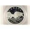 Image 1 : 2014 CANADA BISON-THE FIGHT SILVER $20 PCGS PR70