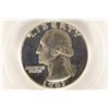 Image 1 : 1961 WASHINGTON SILVER QUARTER PCGS PR66