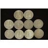 Image 2 : 10 ASSORTED SILVER ROOSEVELT DIMES