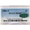 Image 3 : 1888-O MORGAN SILVER DOLLAR PCGS MS65 WITH
