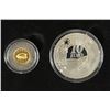 Image 1 : 2009 IRELAND GOLD & SILVER 2 COIN PROOF SET  THE