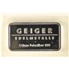 Image 1 : 1 TROY OZ .999 FINE SILVER PROOF INGOT SCHLOSS