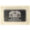 Image 2 : 1 TROY OZ .999 FINE SILVER PROOF INGOT SCHLOSS