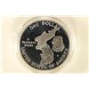 Image 2 : 1991-P KOREAN WAR PROOF SILVER DOLLAR