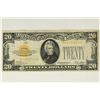 Image 1 : 1928 $20 US GOLD CERTIFICATE GOLD SEAL