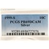 Image 3 : 1999-S SILVER ROOSEVELT DIME PCGS PR69 DCAM