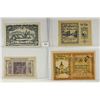 Image 1 : 4 ASSORTED GERMAN NOTGELDS 2-10 & 2-20 HELLERS