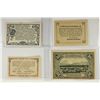 Image 2 : 4 ASSORTED GERMAN NOTGELDS 2-10 & 2-20 HELLERS