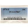 Image 3 : 1974-S ROOSEVELT DIME PCGS PR67