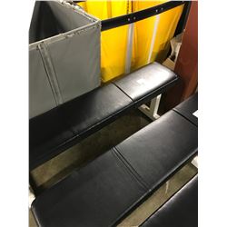 BLACK LATERAL BENCH