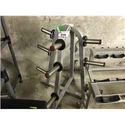FLEX FITNESS 12 POSITION FLAT WEIGHT RACK