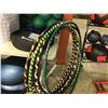 Image 2 : LOT OF CIRCUIT TRAINING EQUIPMENT INCLUDING MEDICINE BALLS, ROPES, YOGA BLOCKS, HULA HOOPS AND MORE
