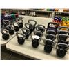 Image 1 : LOT OF KETTLE BELLS 10LB-44LBS
