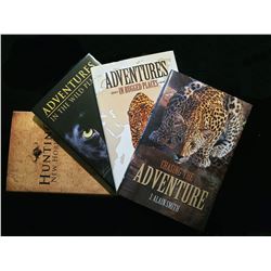 Four (4) Hunting Adventure Books Autographed By the Author J. Alain Smith