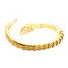 Image 2 : 18KT Yellow Gold David Webb Snake Flexable Bangle Bracelet