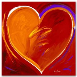 "Deep In My Heart" Limited Edition Giclee on Canvas by Simon Bull, Numbered and