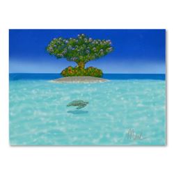 Dan Mackin, "Room to Move" Original Oil Painting on Canvas Hand Signed with Lett