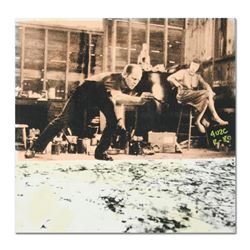 Ringo, "Jackson Pollock At Work" One-of-a-Kind Hand-Pulled Silkscreen and Mixed