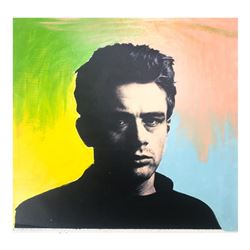 Steve Kaufman (1960-2010), "James Dean" Hand Signed and Numbered Limited Edition